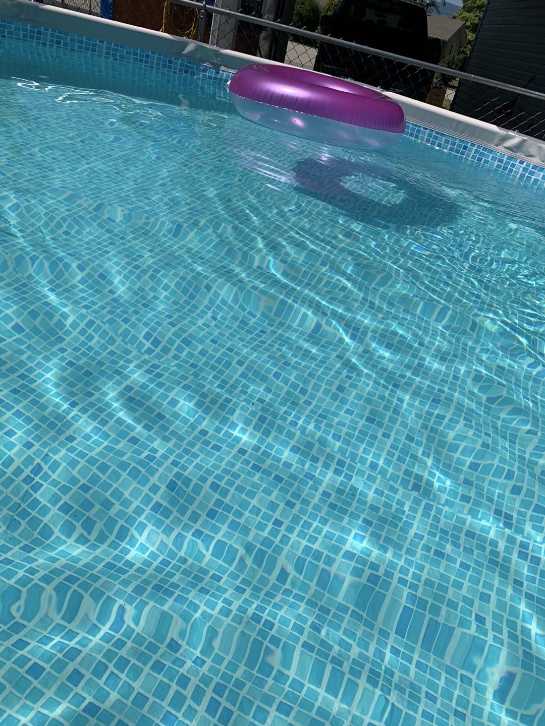 18 ft round pool plus chemicals - photo 2