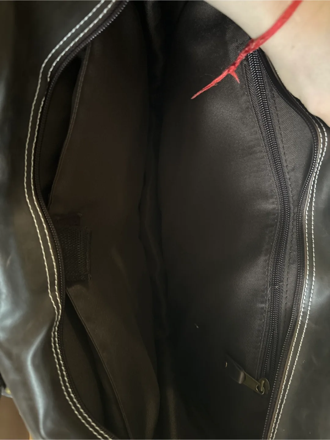 Brown Leather-look Laptop/Work Bag image indicator(4)