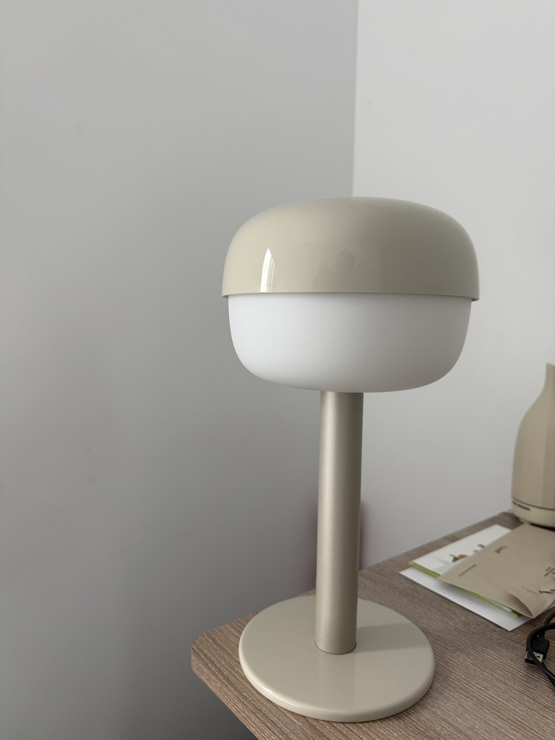 IKEA Modern Table Lamp - BLÅSVERK + LED Bulb