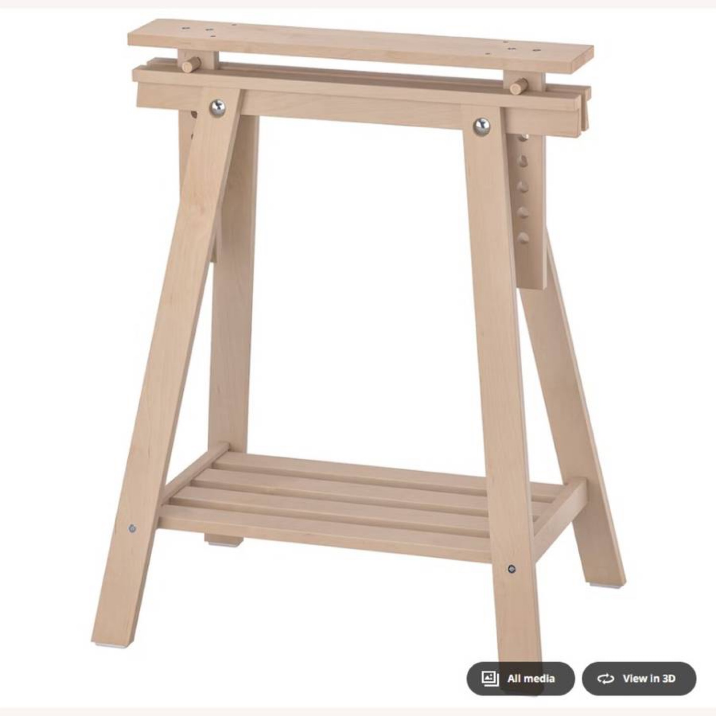 IKEA Adjustable Height Table with chair - photo 2