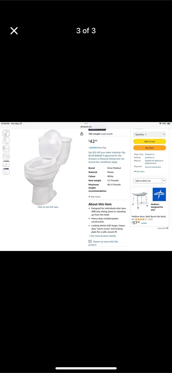 Elevated Toilet Seat image indicator(3)