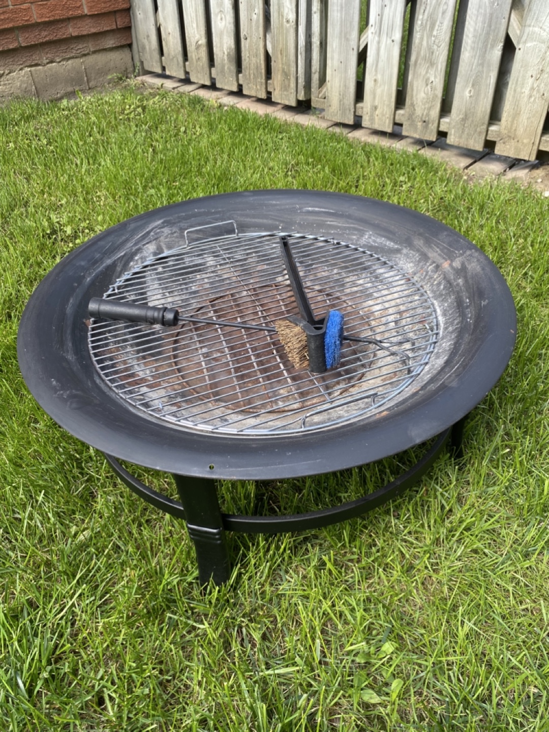 Outdoor Fire Pit with Accessories - photo 4