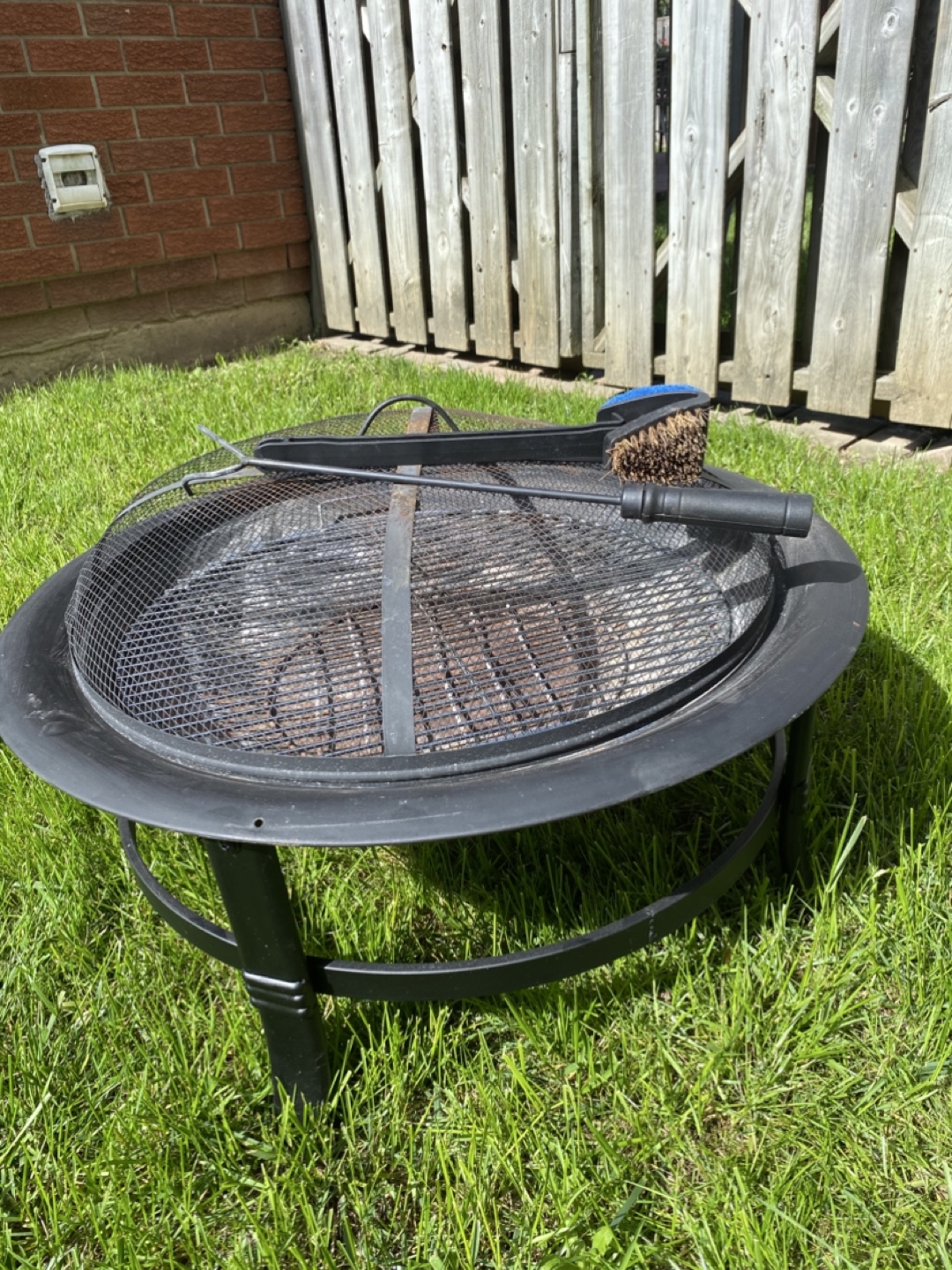 Outdoor Fire Pit with Accessories - photo 2