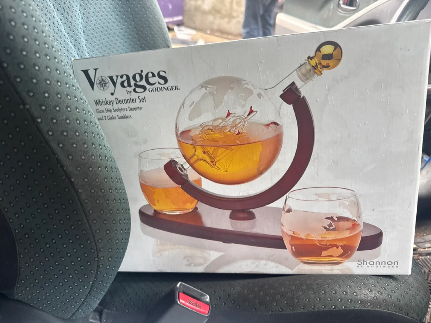 Godinger Voyages Whiskey Decanter Set thumbnail