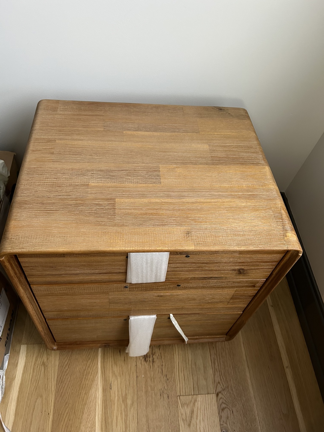 Mid-Century 3-Drawer Castlery console. Acacia wood - photo 3