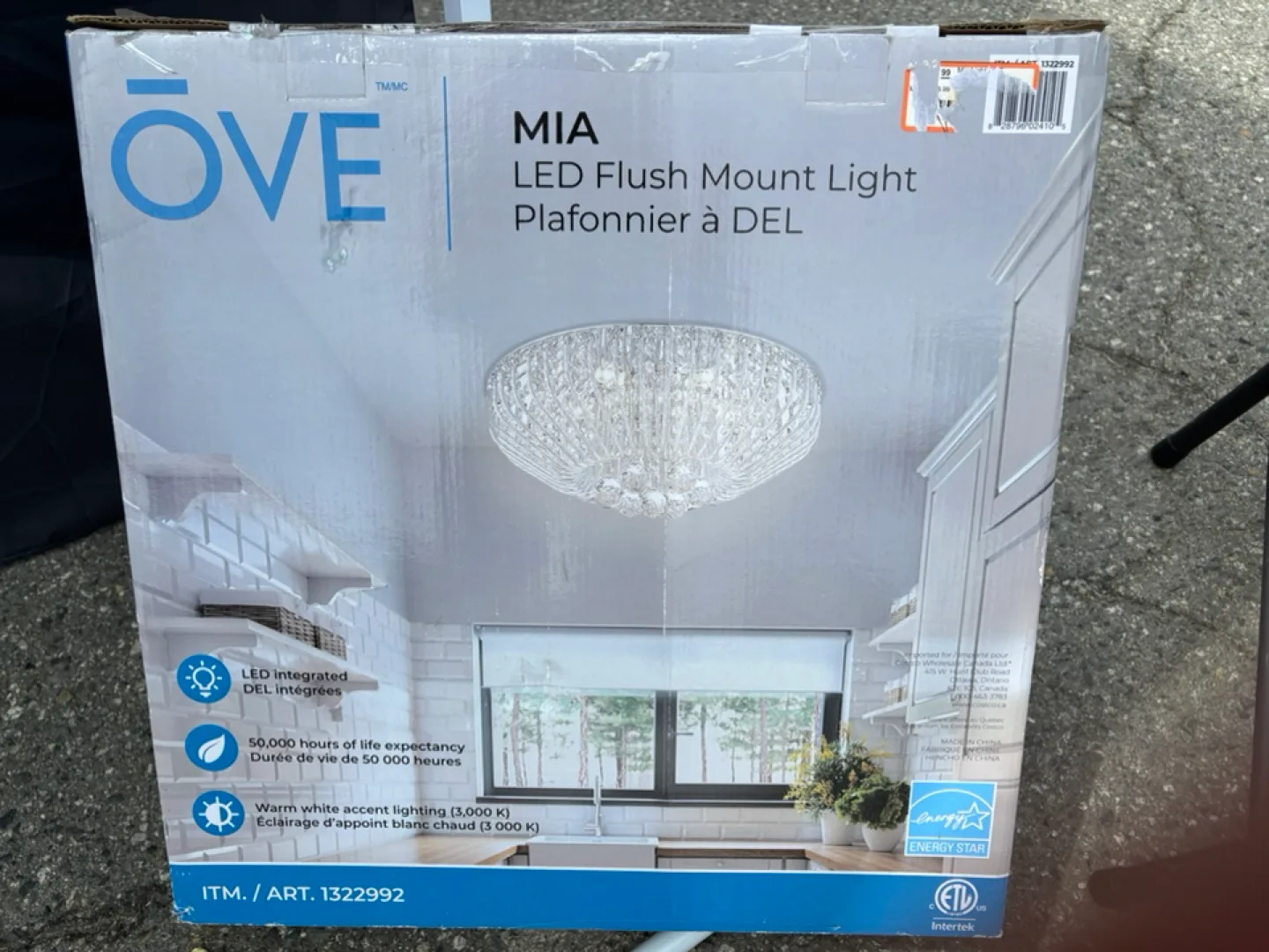 ÖVE MIA LED Flush Mount Light Fixture thumbnail