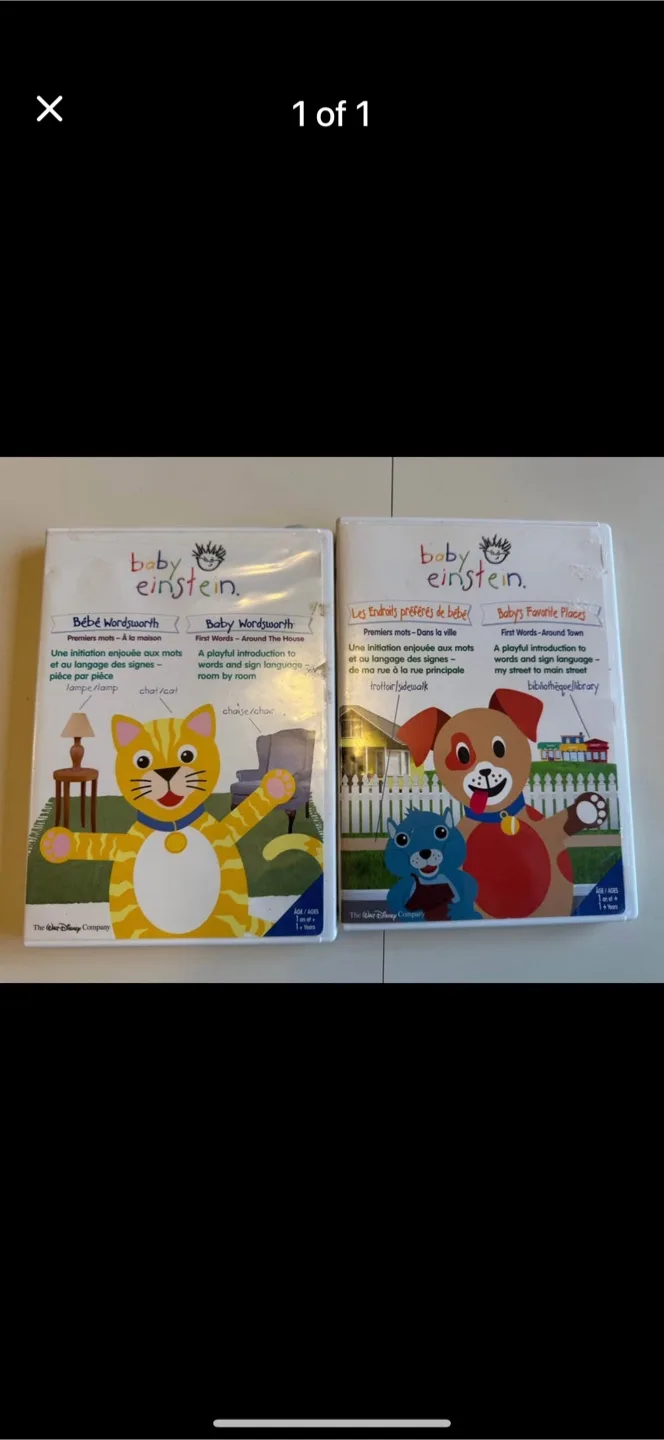#freecycle -Baby Einstein DVDs thumbnail