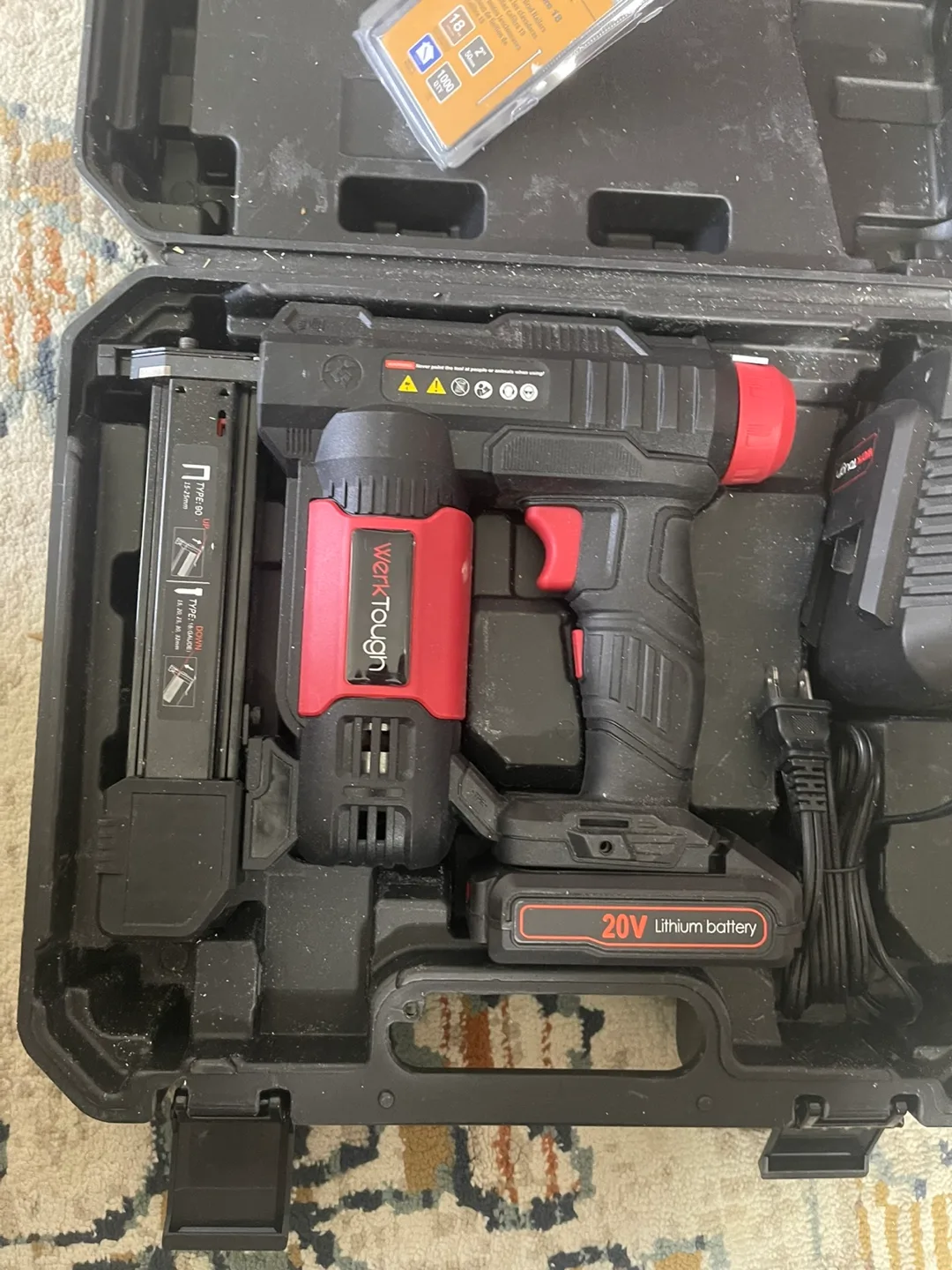 WerkTough 20V Cordless Nail Gun image indicator(2)