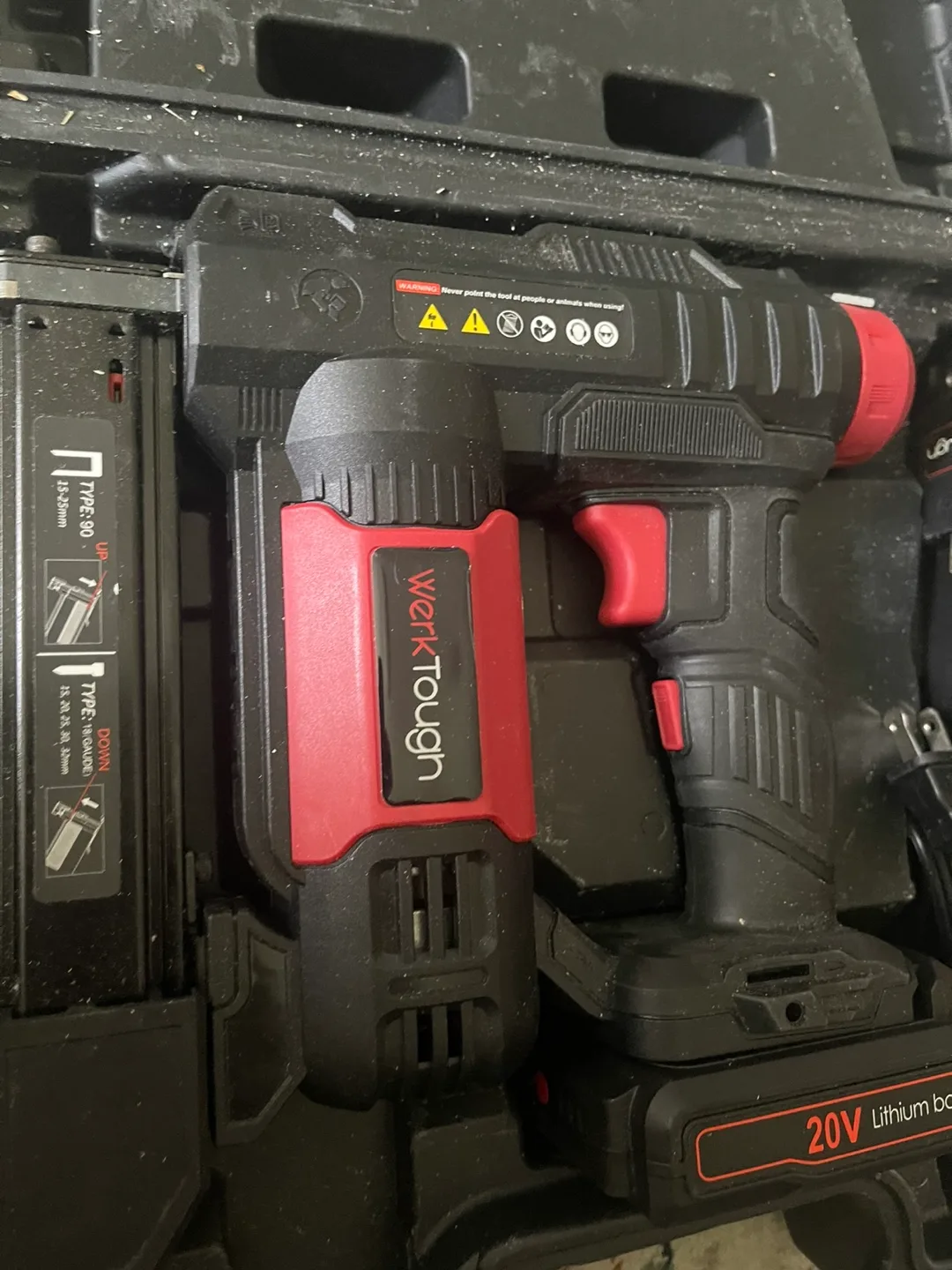 WerkTough 20V Cordless Nail Gun image indicator(4)