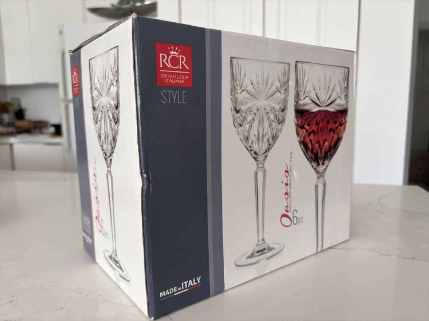 RCR Cristalleria Italiana Oasis Wine Goblets - Set of 6 - photo 2