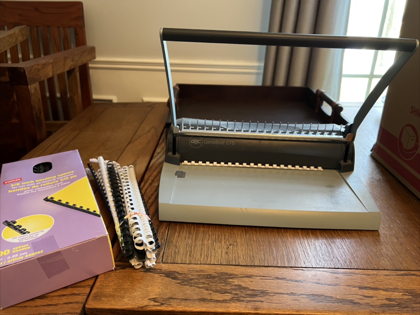 ABC CombBind C75 Binding Machine with Staples