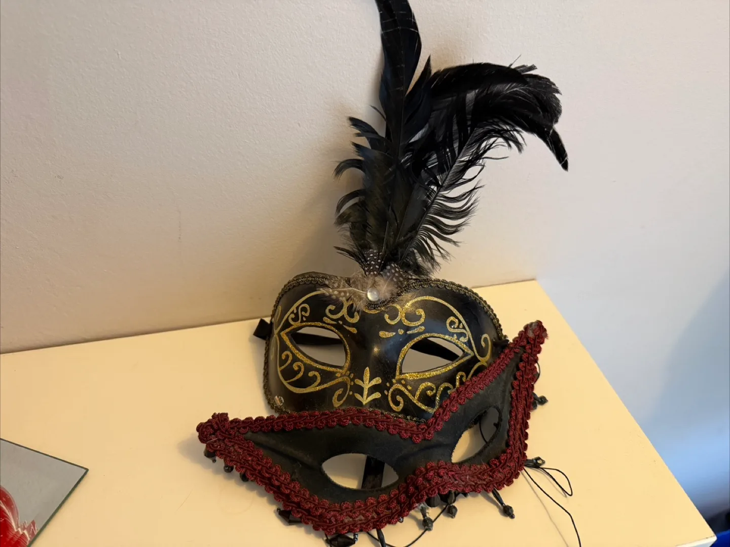 Venetian Masquerade Masks - Set of Two thumbnail