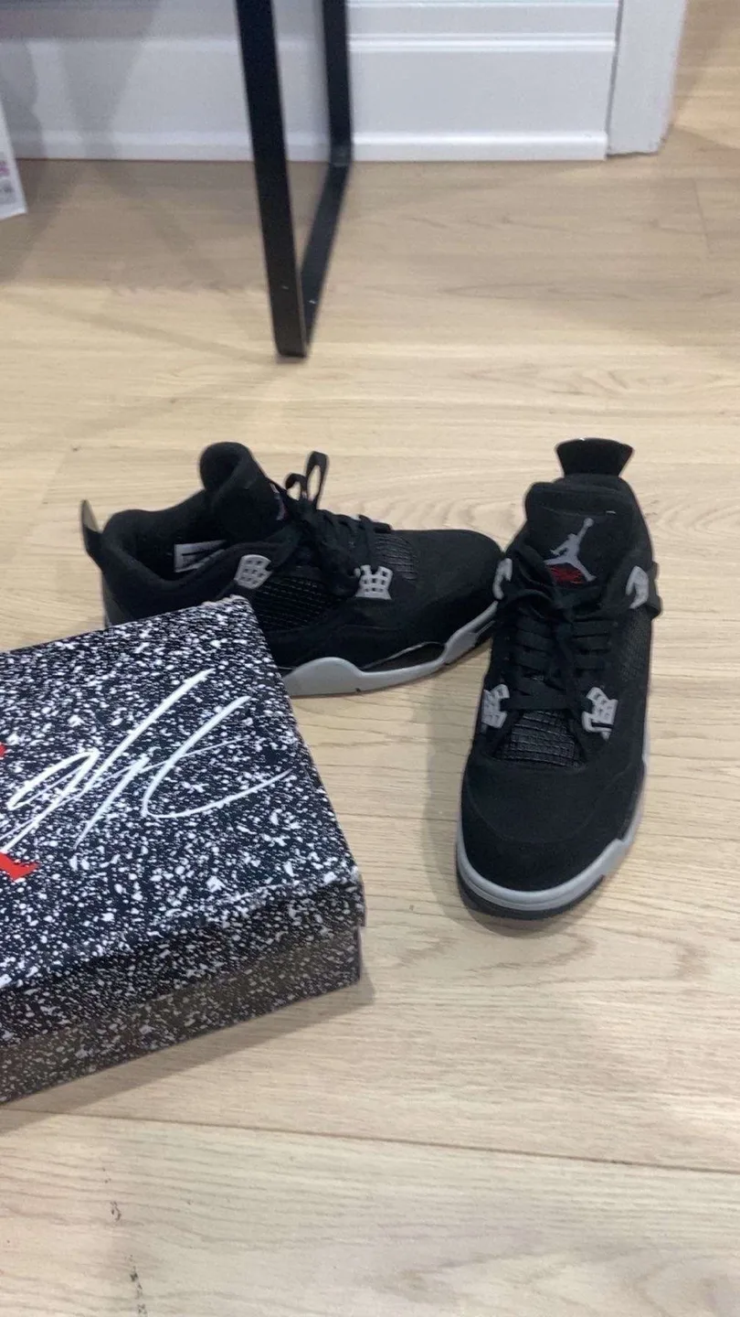 Air Jordan 4 Retro 'Black Canvas’