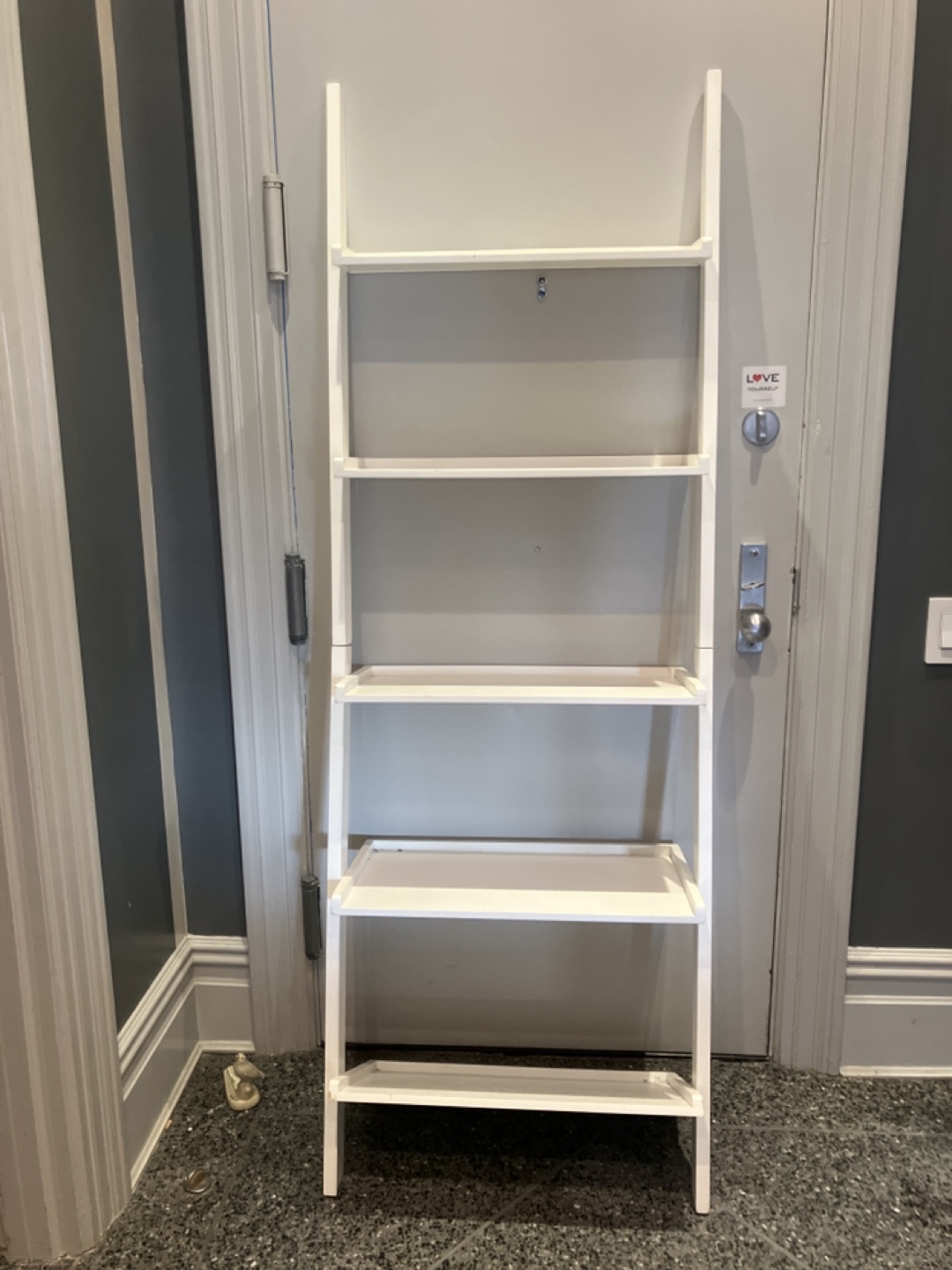 White Ladder Shelf