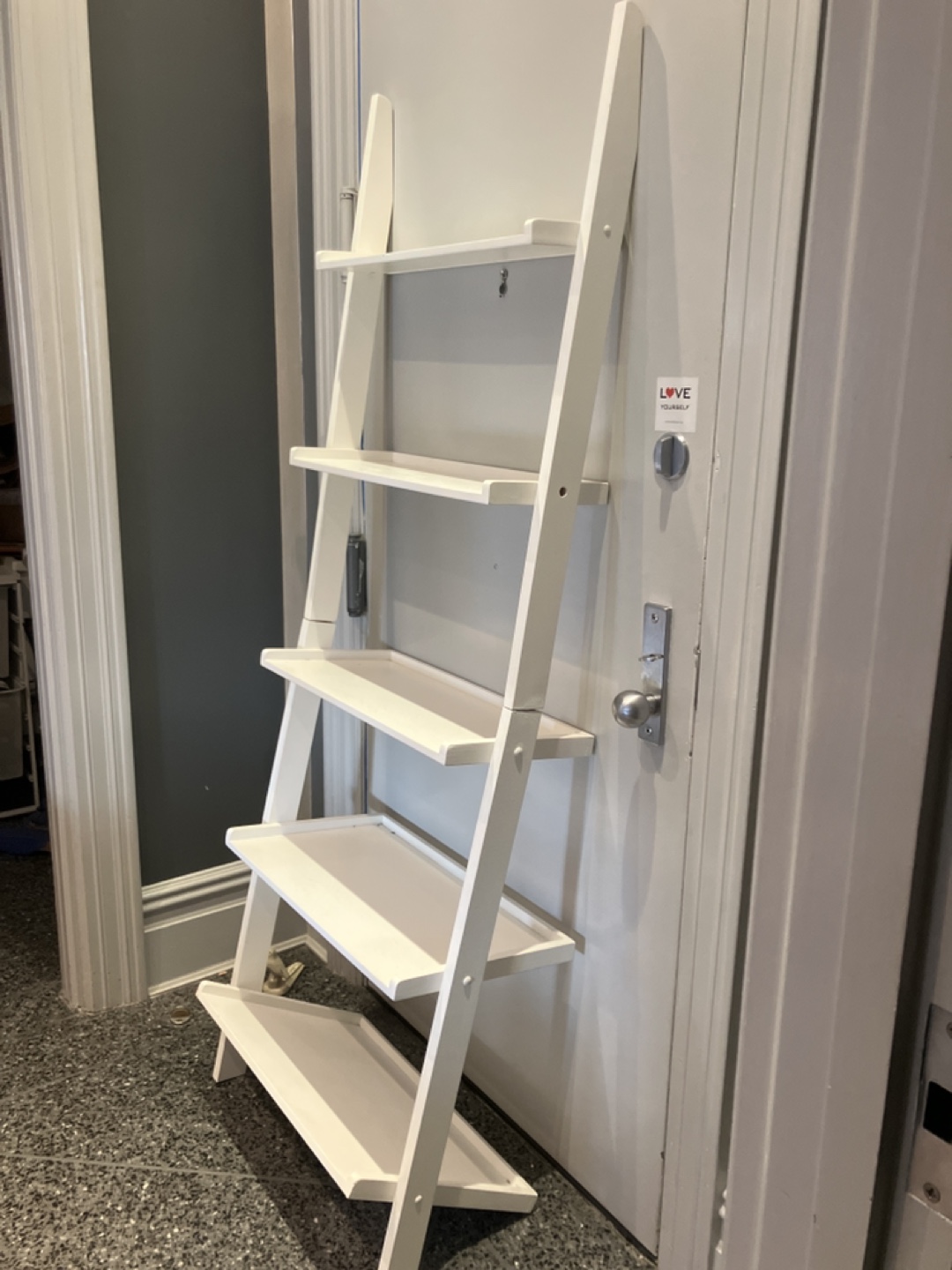White Ladder Shelf - photo 2