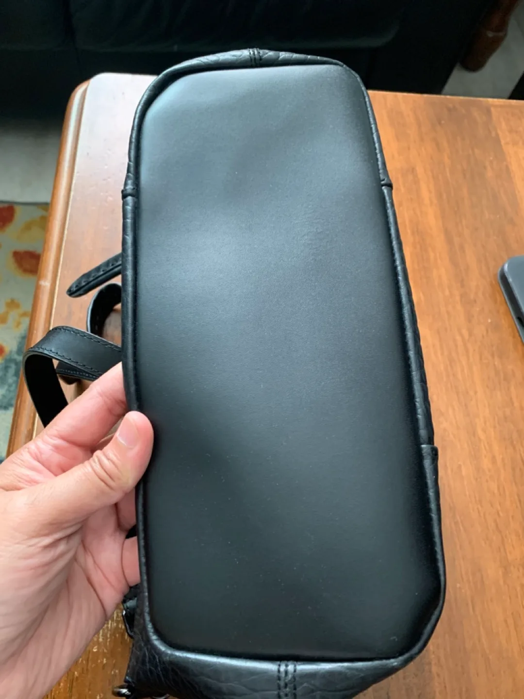 Ted Baker London Black Leather Tote Bag image indicator(2)