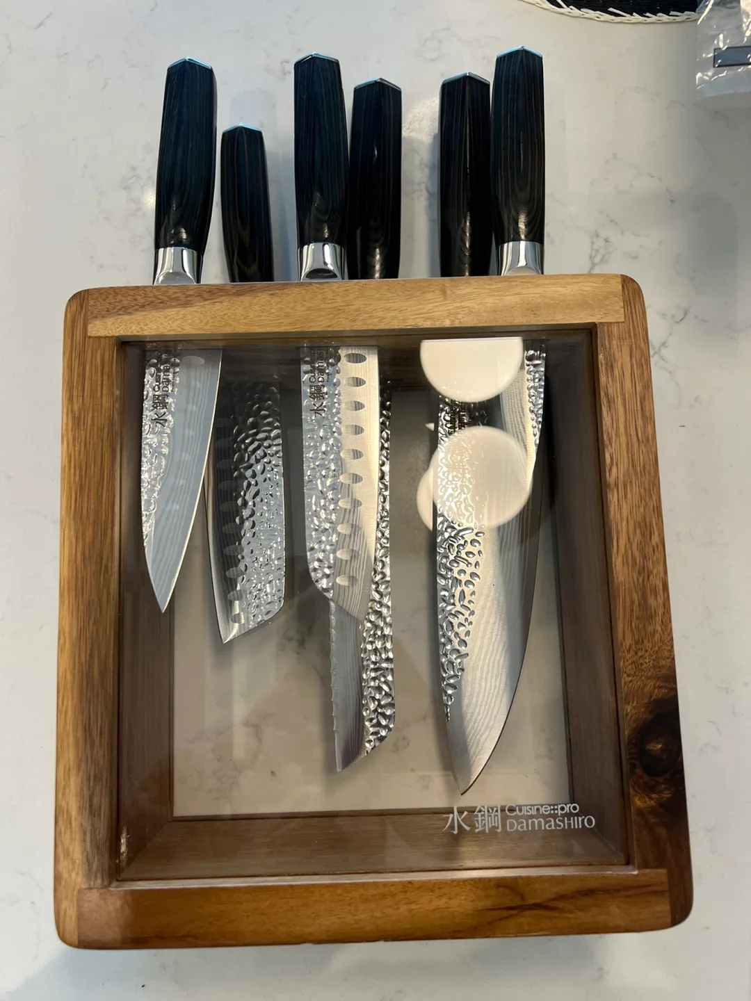 Cuinapro DamasShiro 7-Piece Knife Block Set thumbnail