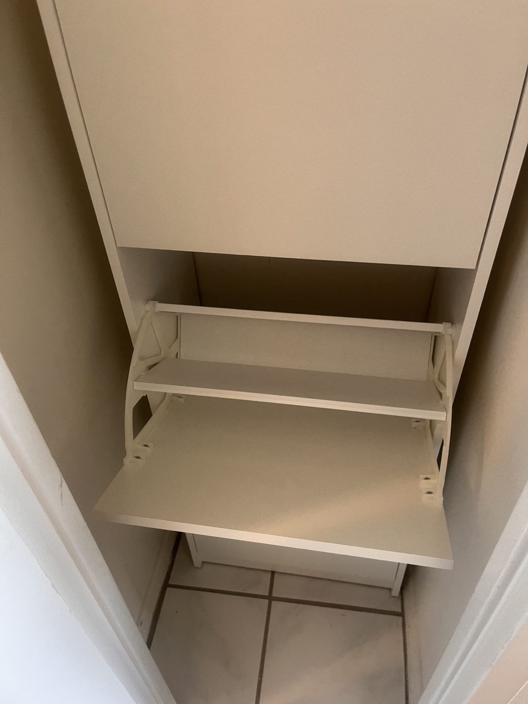 IKEA white 3-Tier Shoe Cabinet - photo 3