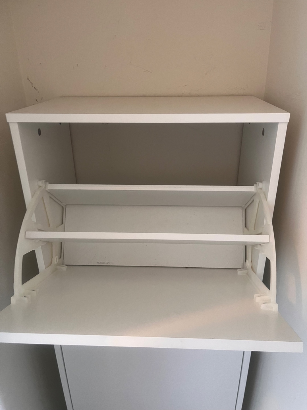 IKEA white 3-Tier Shoe Cabinet - photo 2