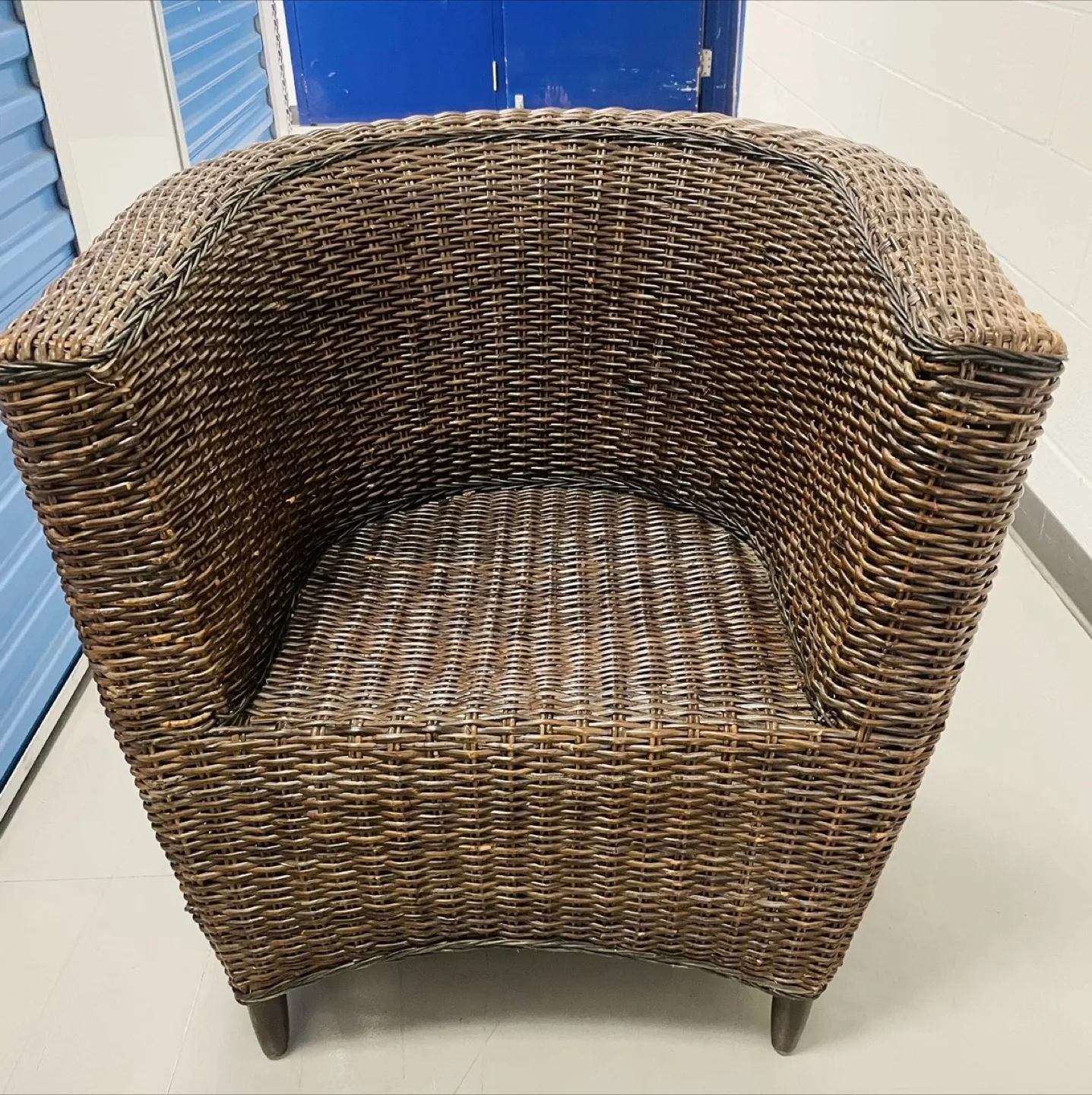 Wicker Barrel Chair thumbnail