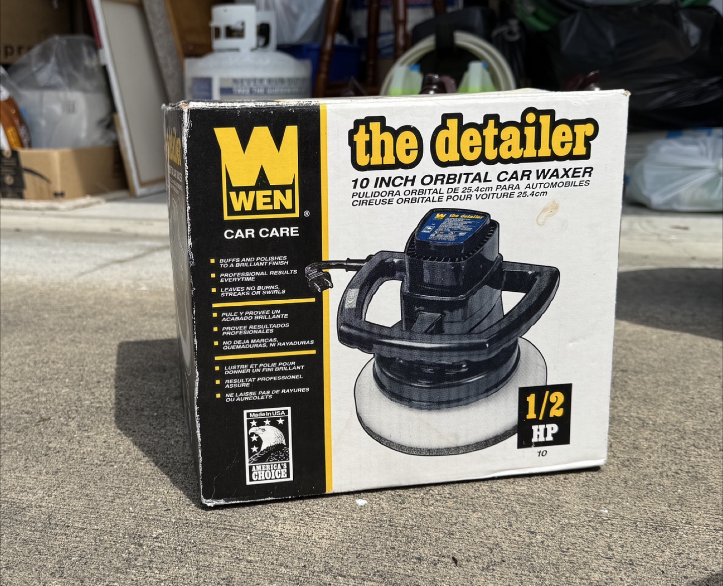 Wen 10 Inch Orbital Car Waxer Polisher - The Detailer
