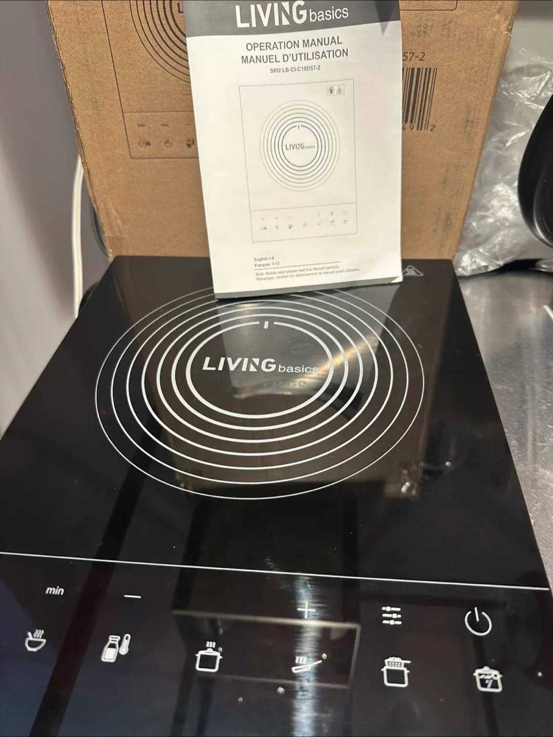 LIVINGbasics Single Induction Cooktop - Brand New image indicator(2)