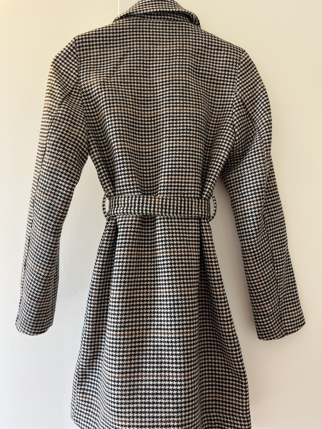 H&M Houndstooth belted coat - photo 3
