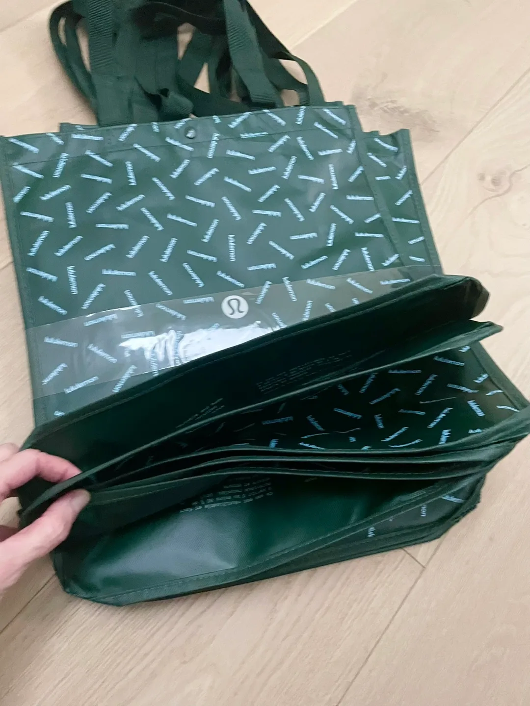 Lululemon Logo Large Tote Bags 14” x 16” image indicator(2)