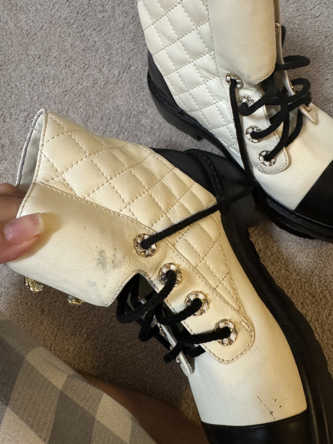 Chanel Quilted Leather Boots - photo 5