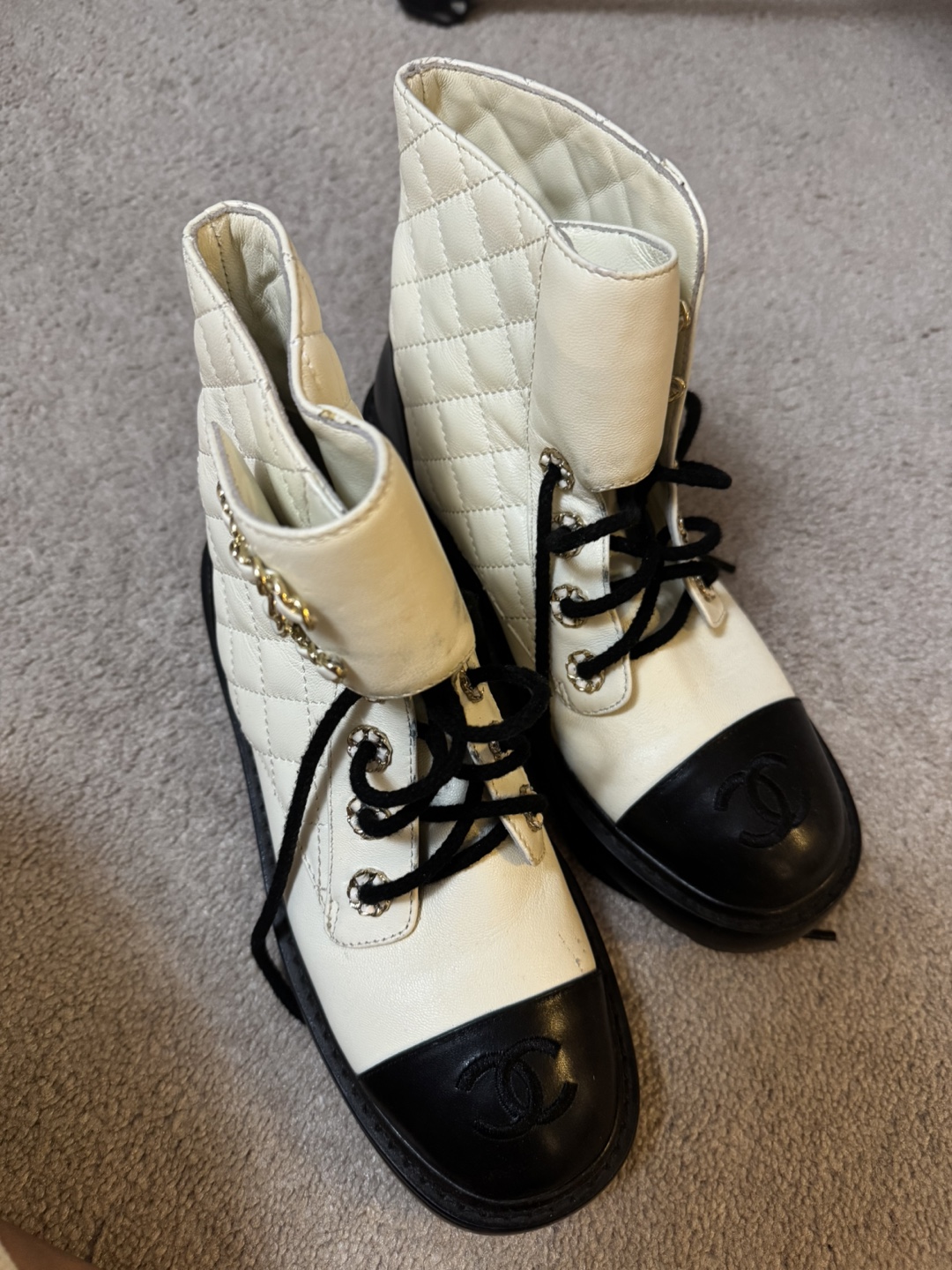 Chanel Quilted Leather Boots - photo 4