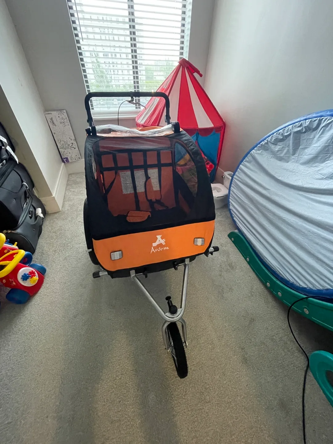 Aosom 2-Child Bike Trailer thumbnail