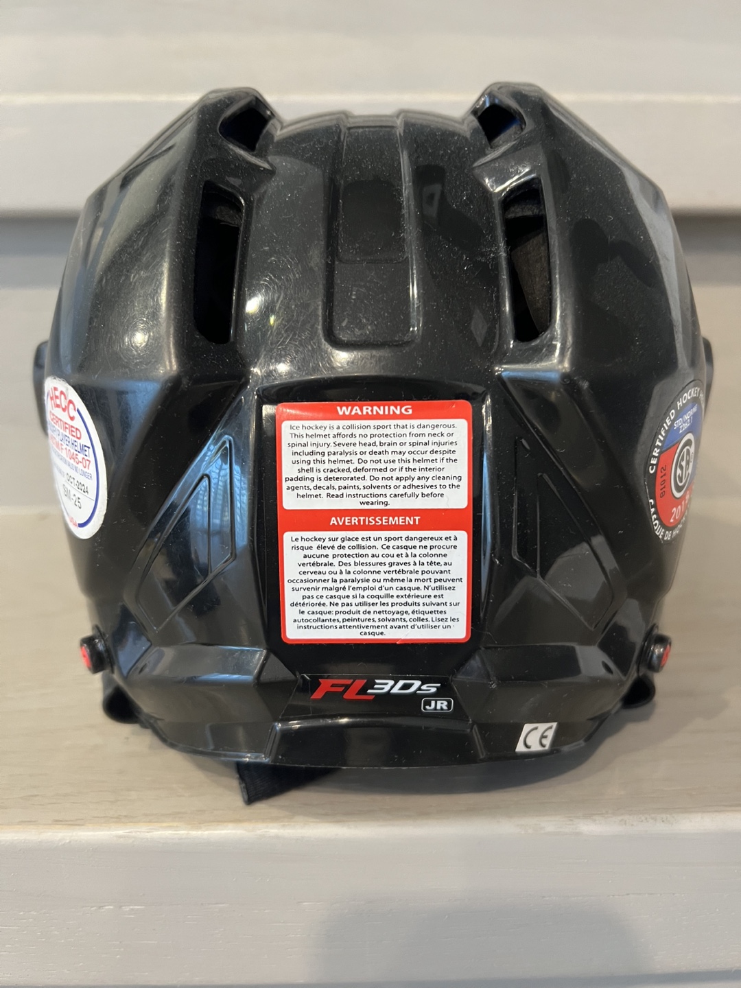 CCM JR Hockey Helmet - Black - Junior Size - photo 3