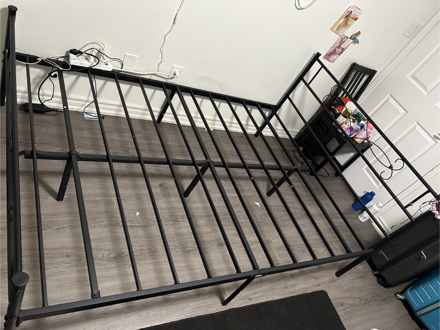 Black Metal Queen Bed Frame