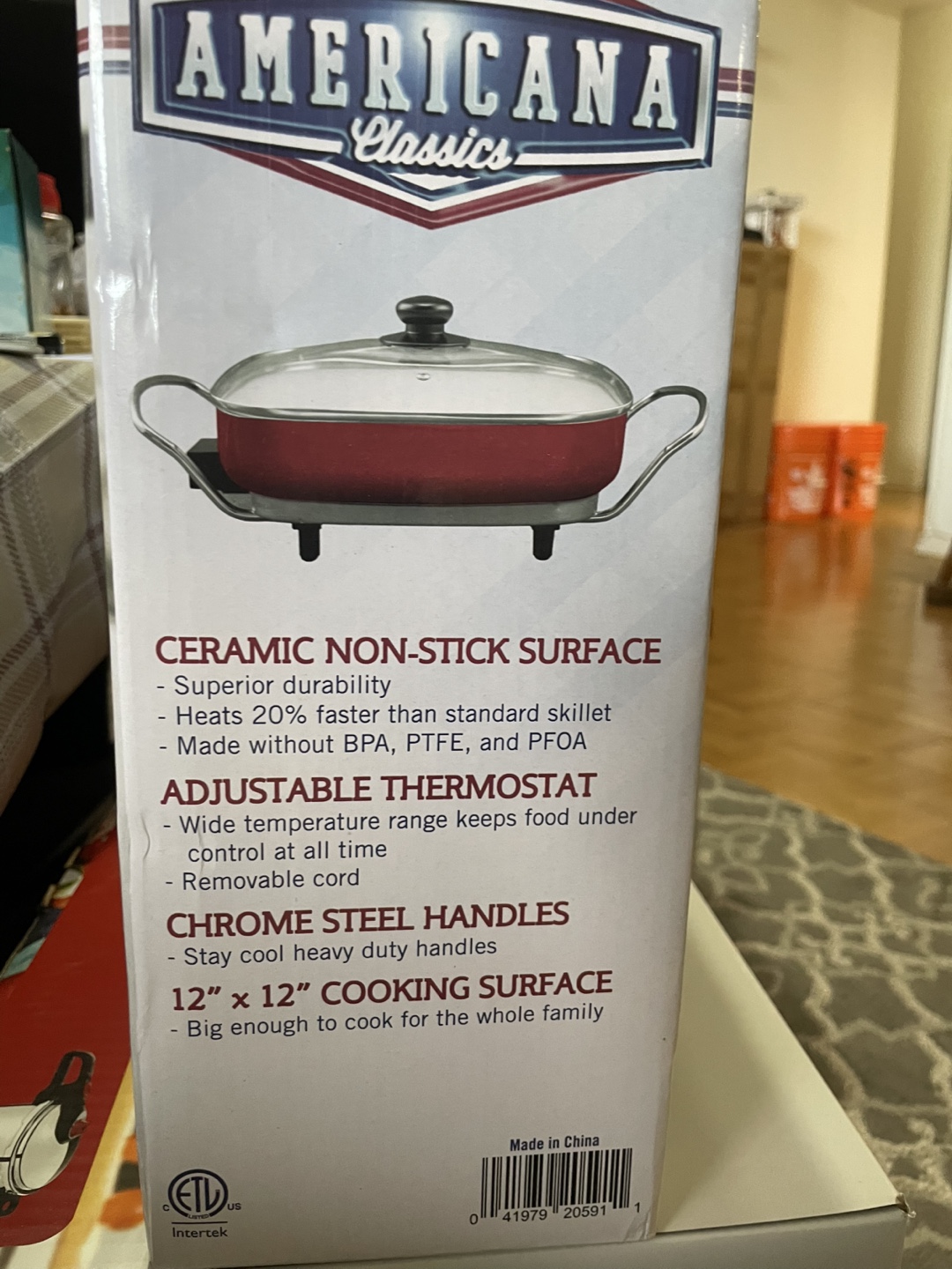 Americana Classics 12" Electric Skillet - photo 2