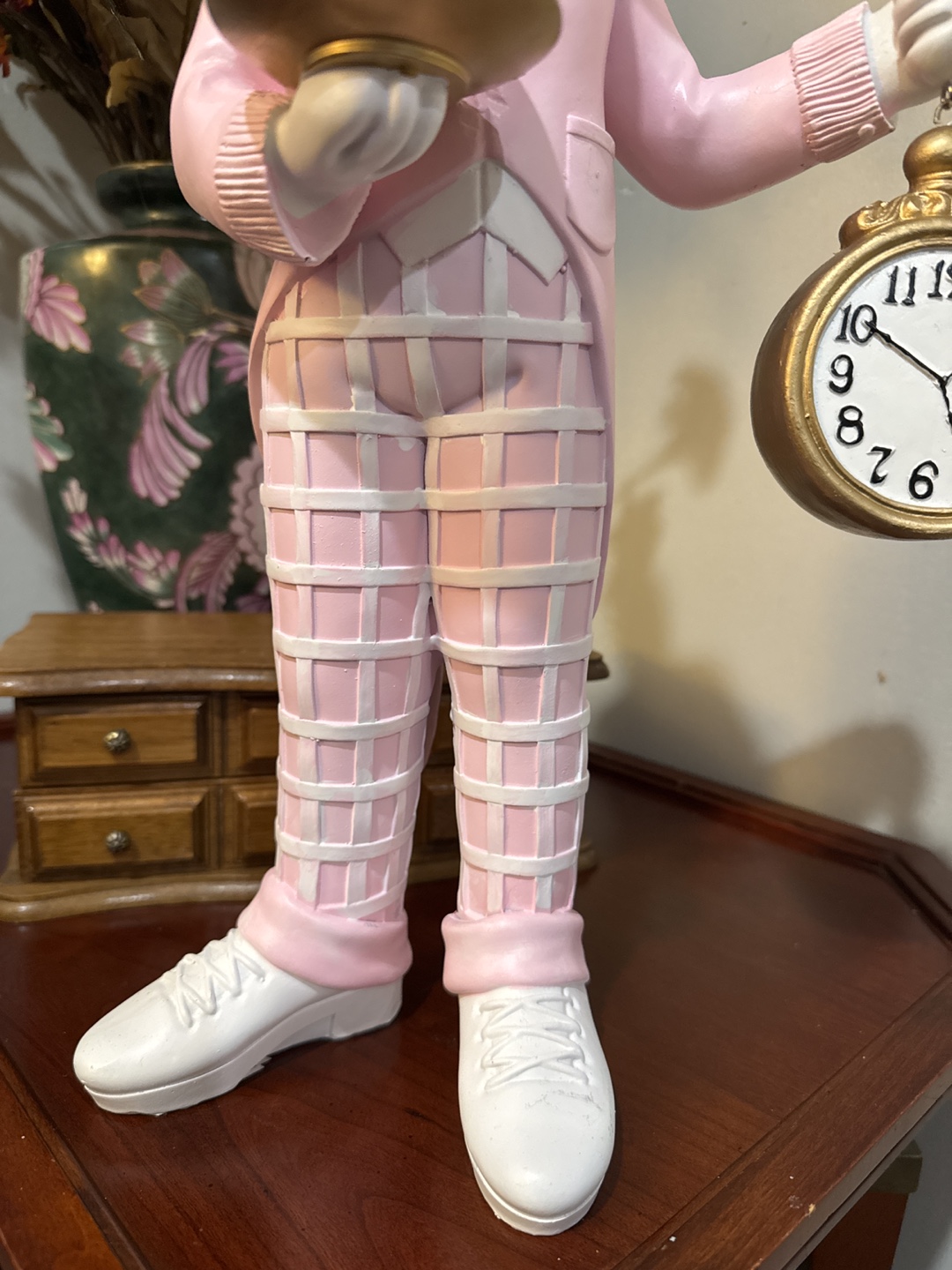 White Rabbit Figurine with Pocket Watch - photo 4