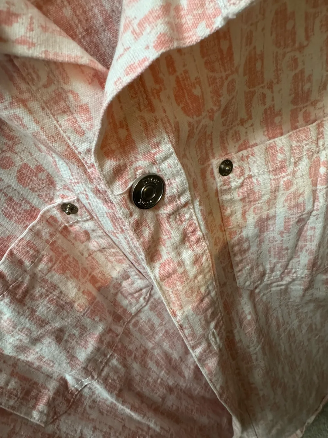Dior Pink Button-Up Shirt - Size M image indicator(4)