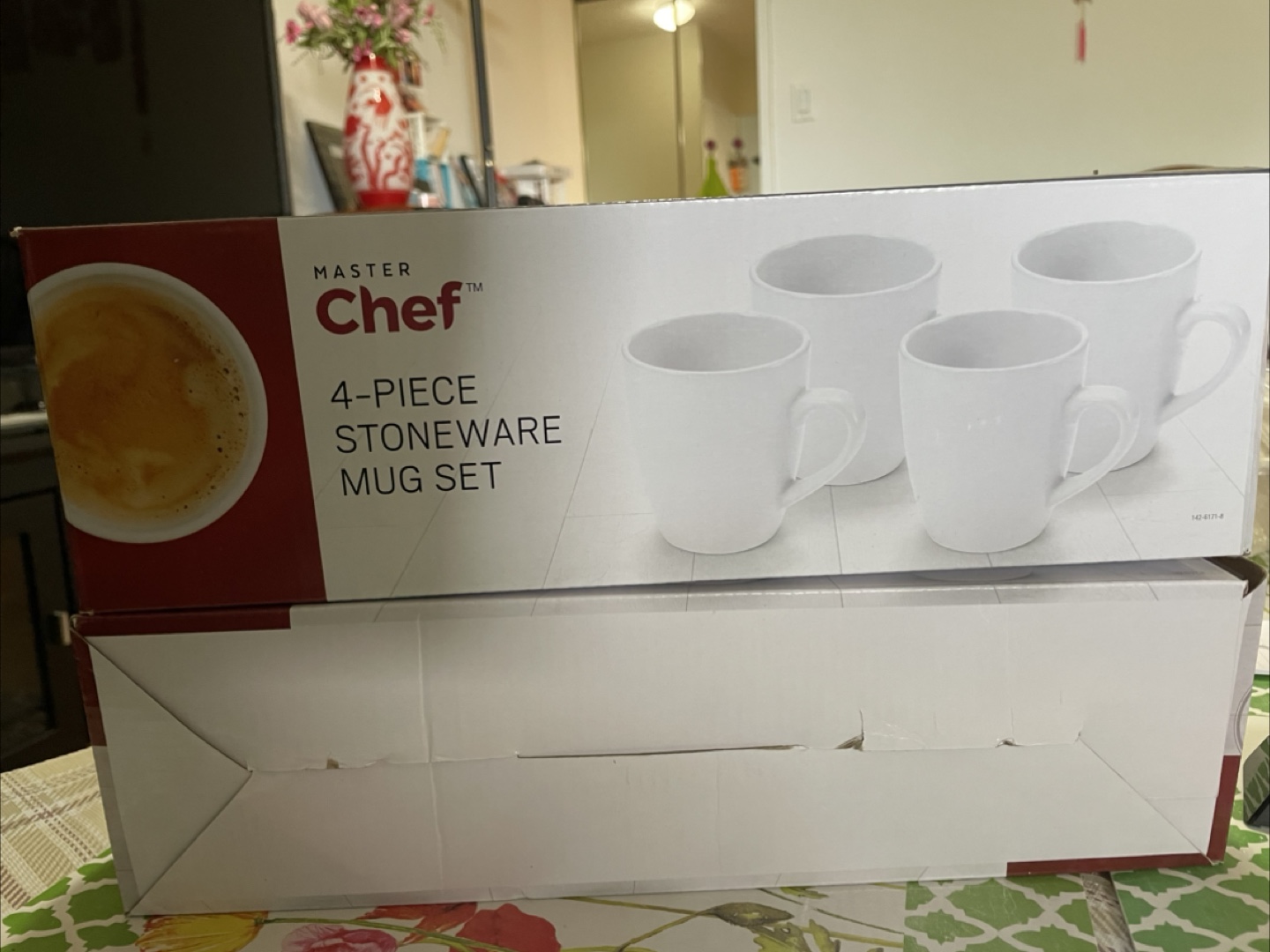 Master Chef 4-Piece Stoneware Mug Set