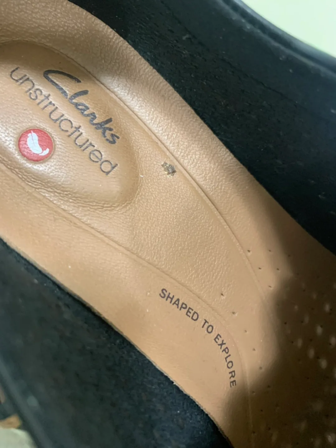 Clarks Women's Black Leather Sneakers - Size 6 image indicator(4)