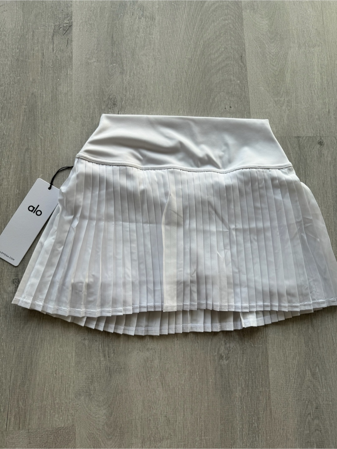 Alo Grand Slam Tennis Skirt - White - Brand New & Authentic