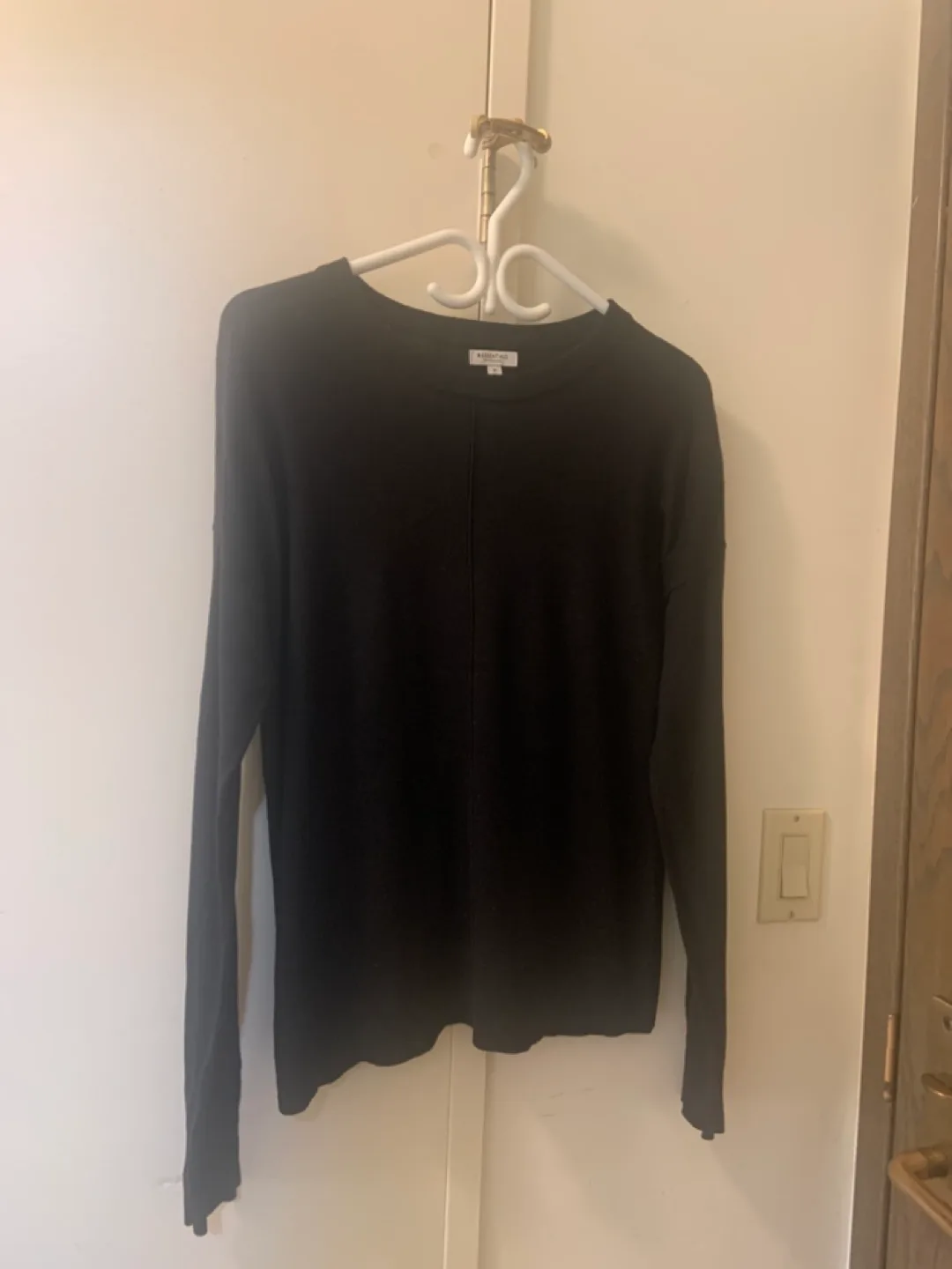 #freecycle Women's Black Knit Long Sleeve Top thumbnail