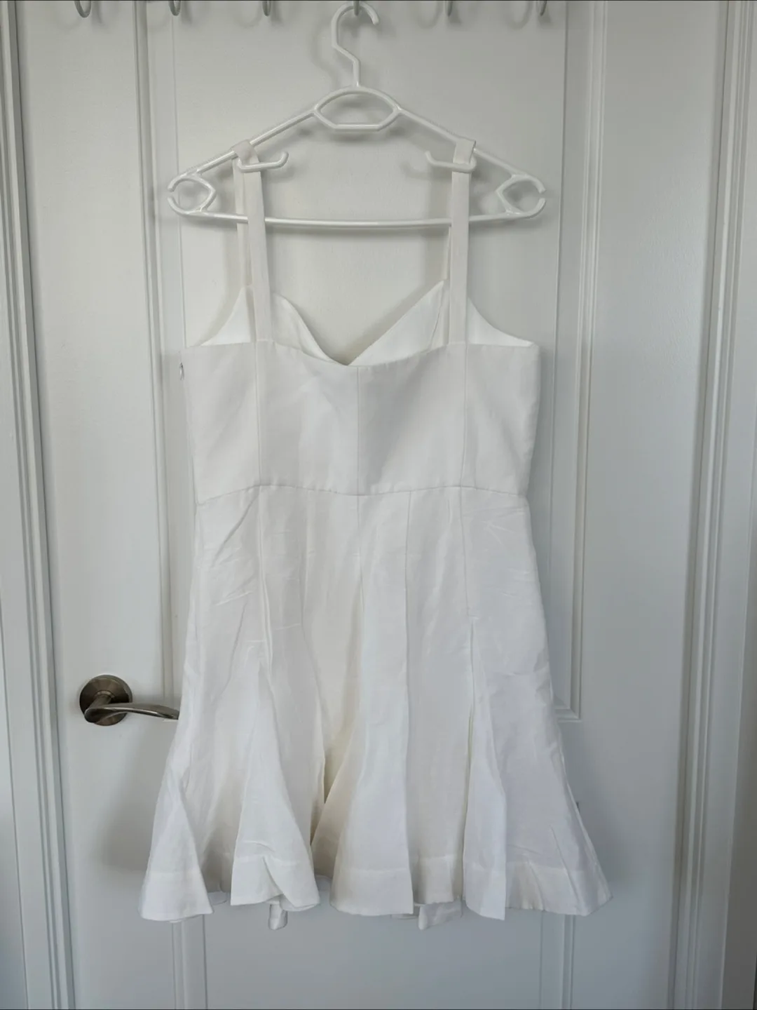 Club Monaco, White Summer Dress, Size 10 image indicator(2)