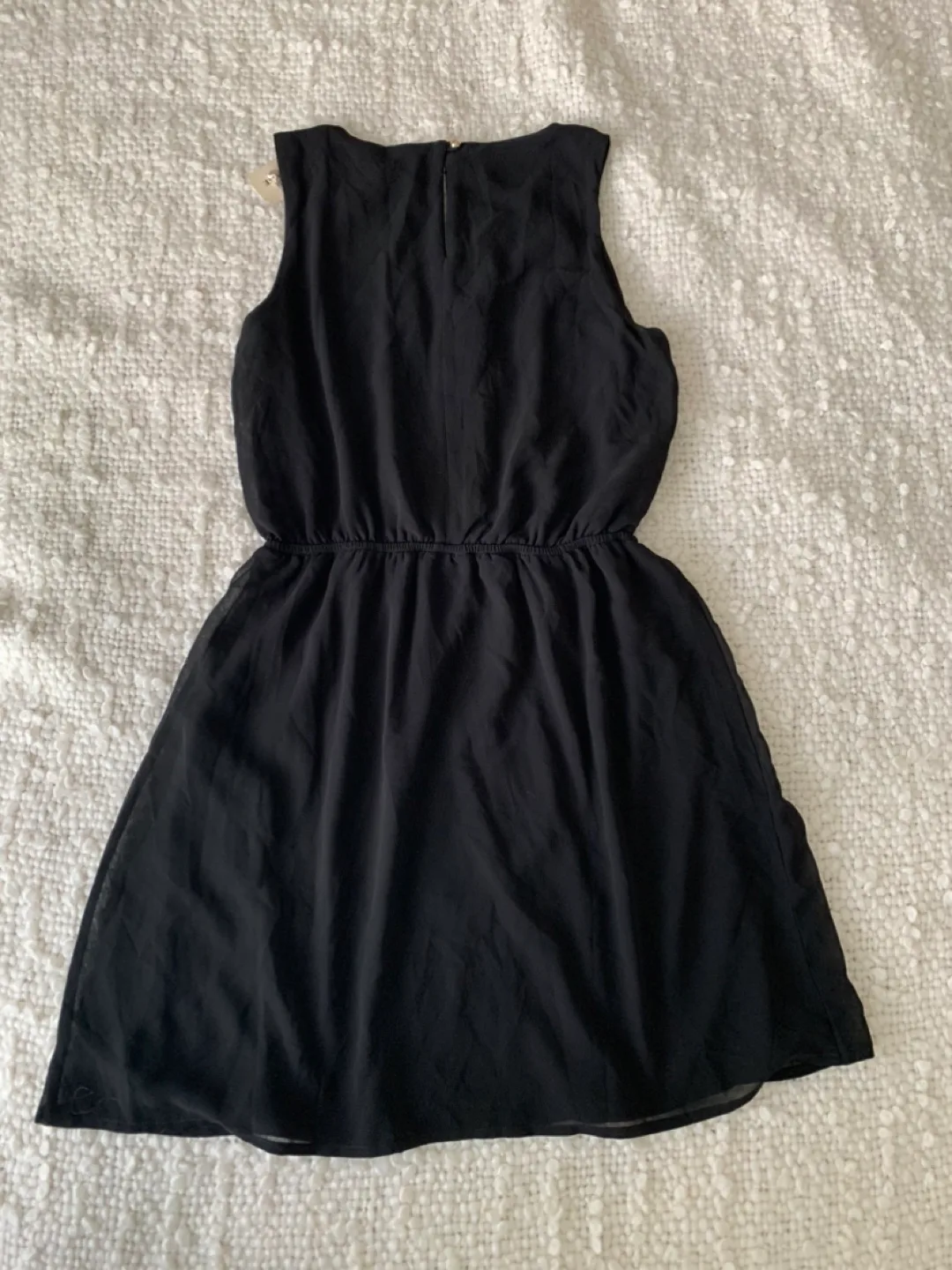 Brand New! Forever 21 Black Chiffon Dress image indicator(3)