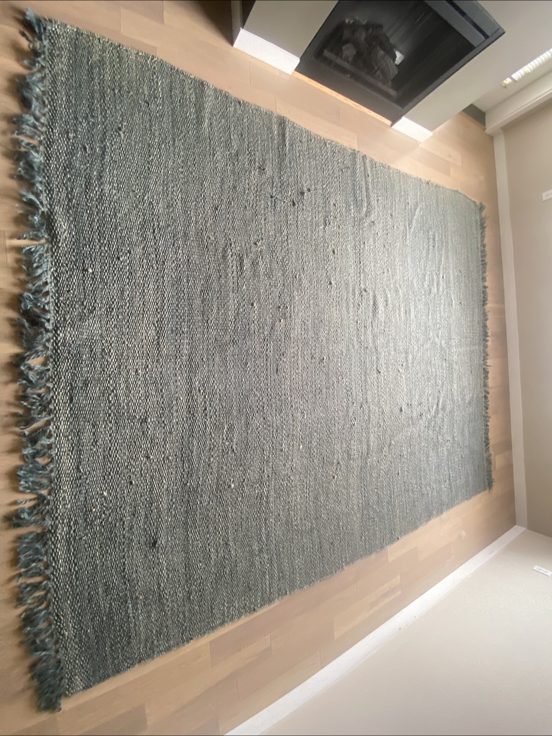 Blue Grey Jute Rug from West Elm - photo 3