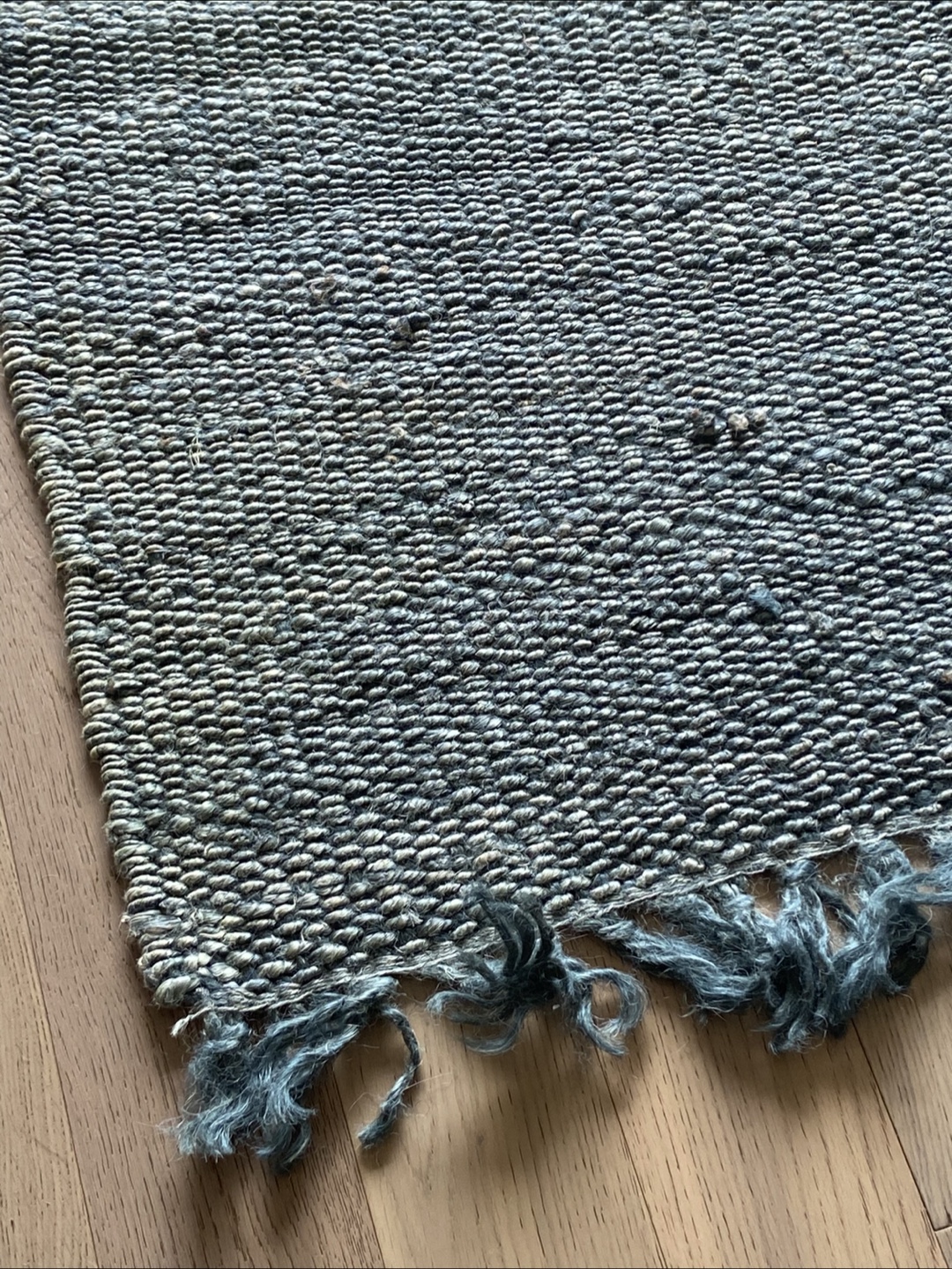 Blue Grey Jute Rug from West Elm - photo 2