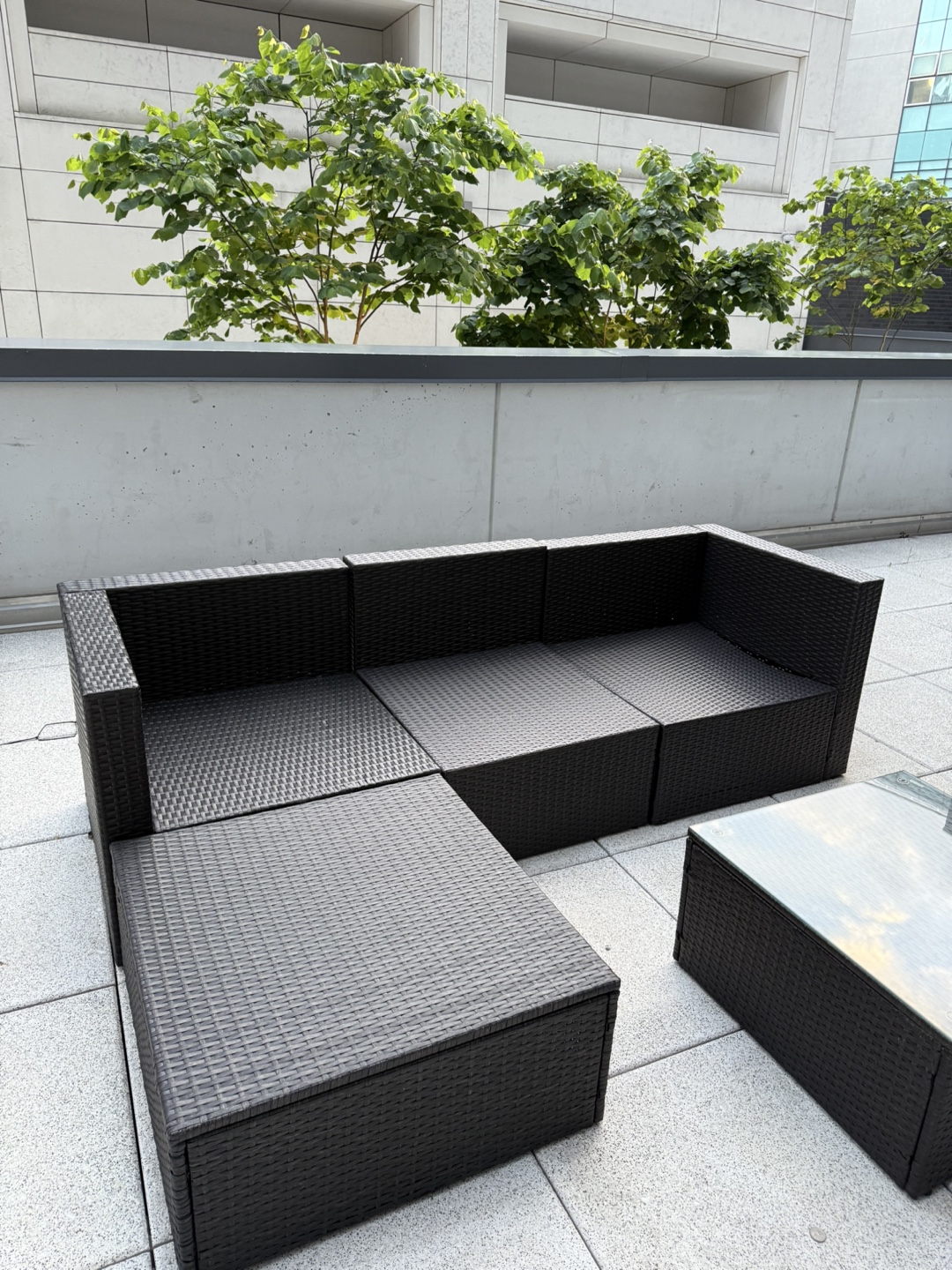 Outdoor Patio Sectional Set - Brown Wicker - photo 2