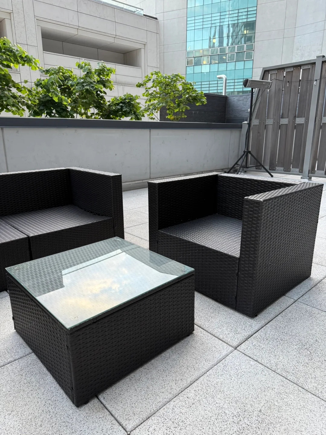 Outdoor Patio Sectional Set - Brown Wicker image indicator(3)