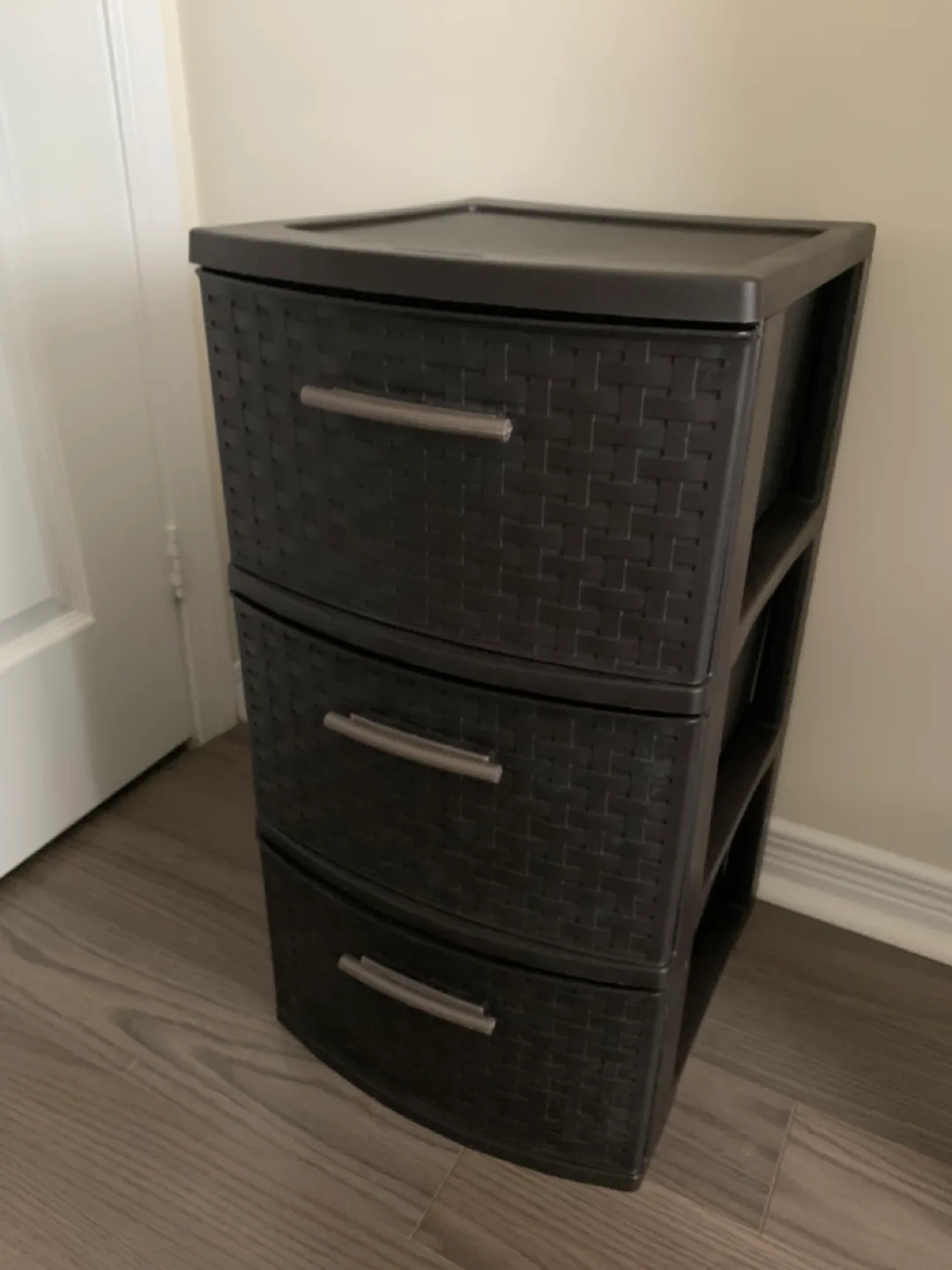 Three-Drawer Storage Unit - Dark Brown thumbnail