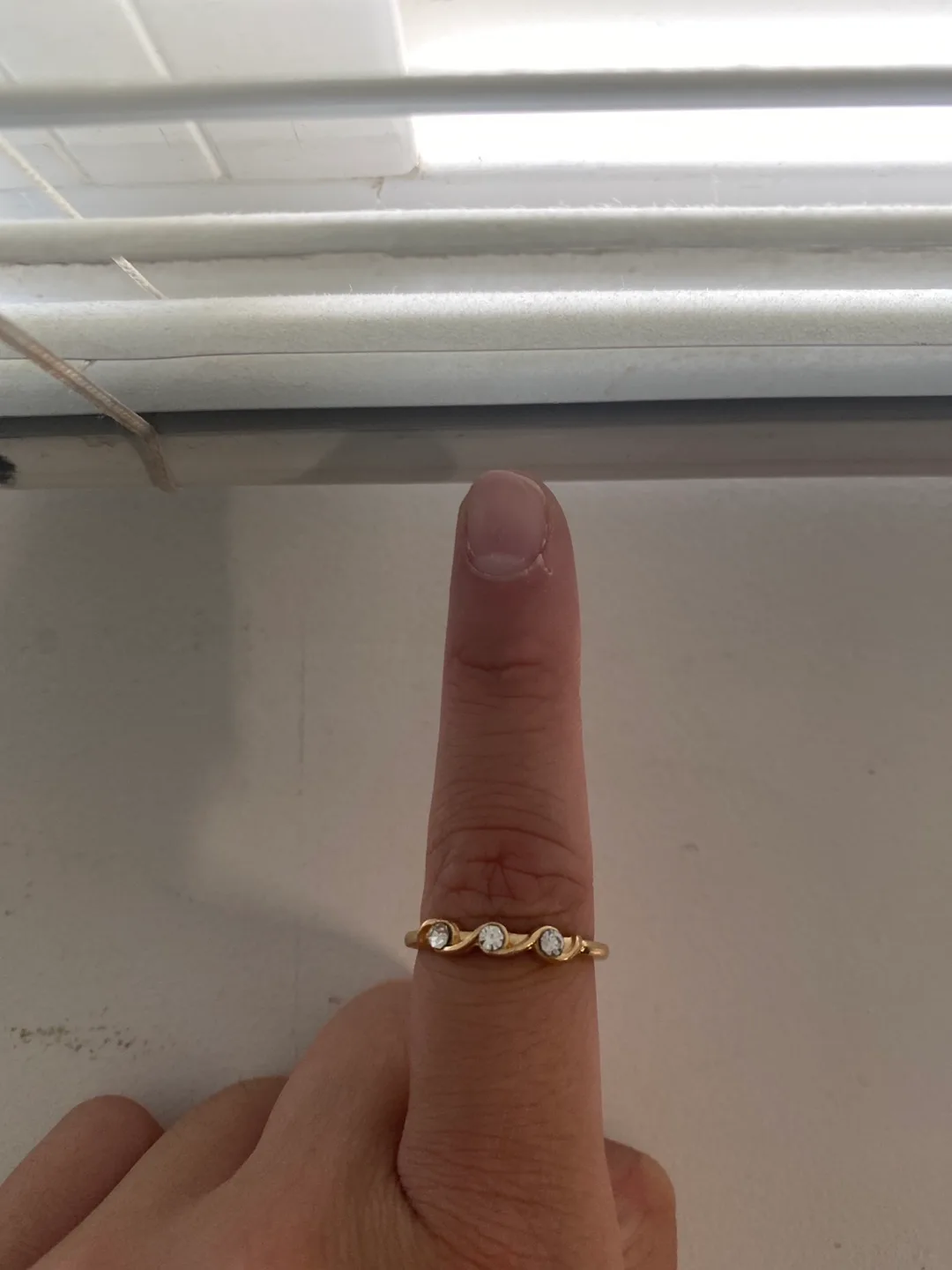 Gold Ring with Cubic Zirconia thumbnail