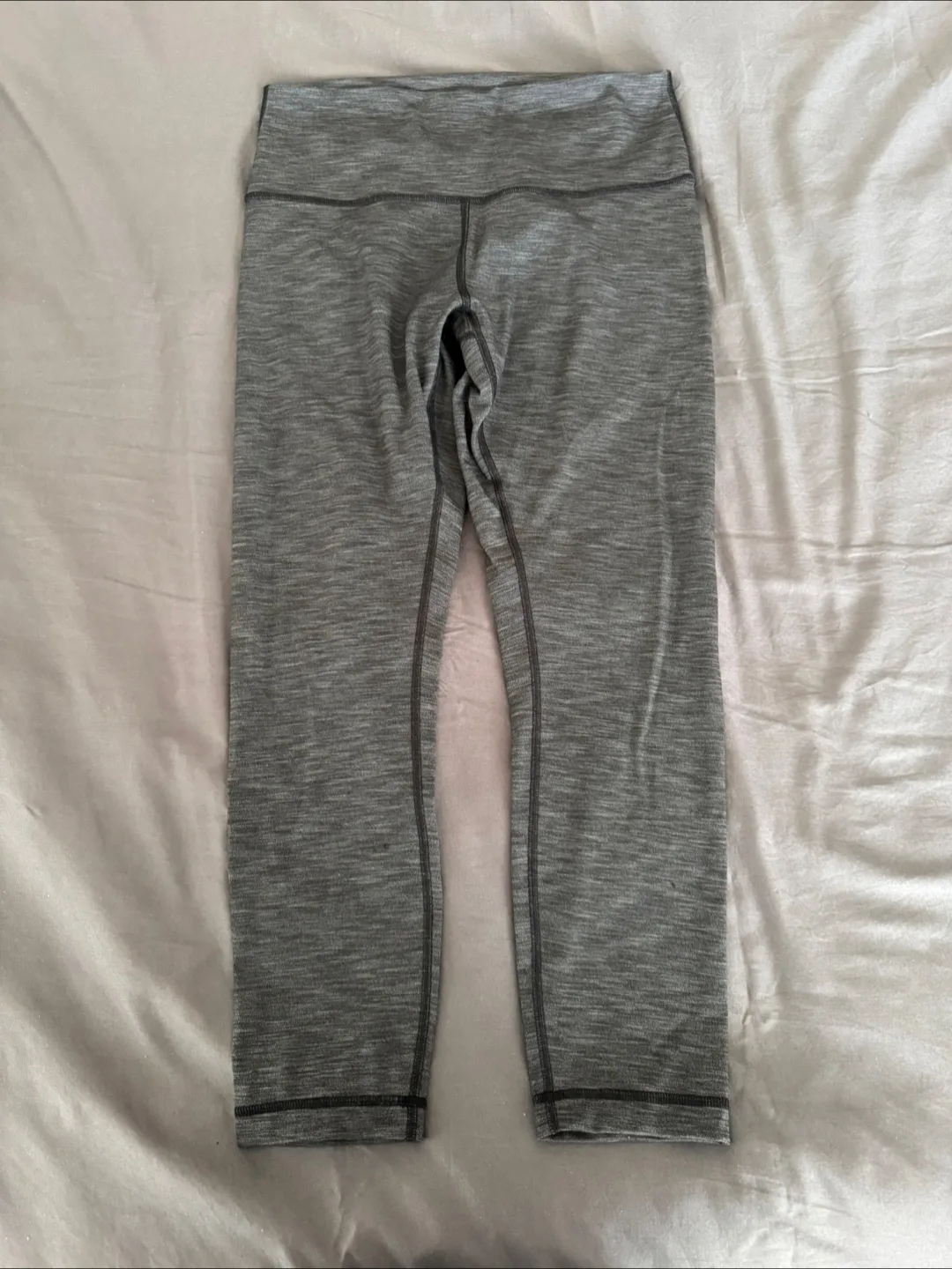 Lululemon Align Crop Size 10 Graphite Grey thumbnail