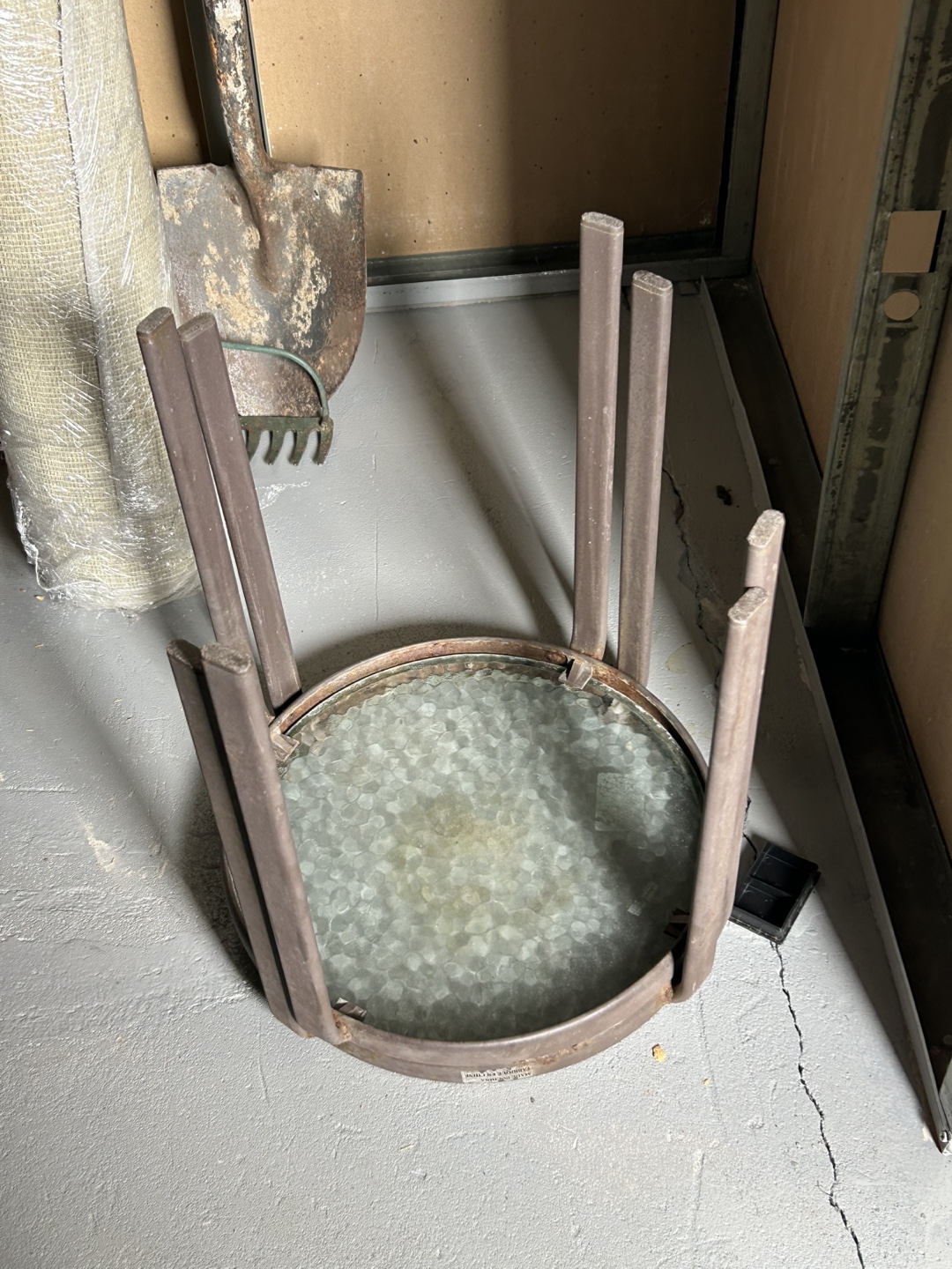 Vintage Metal Side Table